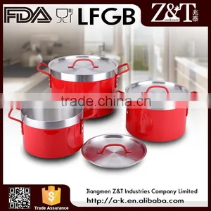 Aluminum Red Coating Cooking Sets thumbnail-1