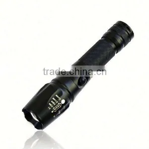 868 XM-L T6 LED Rechargeable Aluminum Zoomable Led Torch Flashlight thumbnail-4