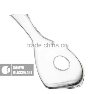 Samyo Handmade Classical Style Slant Crystal Glass Water Wine Decanter thumbnail-2