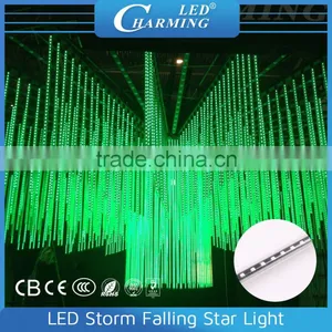 RGB LED Bright Falling Star LED Christmas Tube Lights For Hotel thumbnail-3