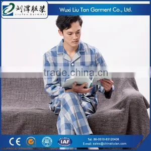 Yarn Dye Blue Plaid Names Pajama Sleepwear Producer thumbnail-6