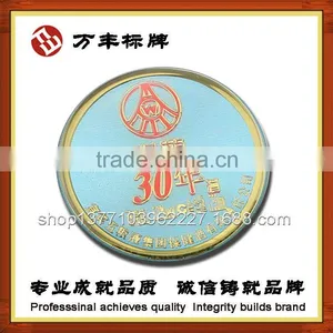 Customized 3D Electroplating Metal Logo Wine Label thumbnail-2