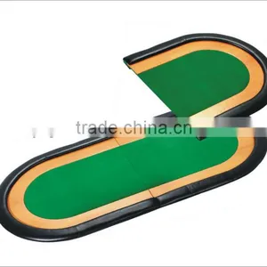 Casino Poker Table Top With Luxury Inartificial Wood Armrest thumbnail-1