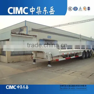 3 Axles Gooseneck Lowbed Used Semi Trailer With FUWA Axle thumbnail-1