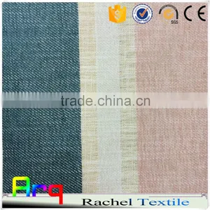 Modern Style Stripe Chenille Linen Fabric for Curtain, Sofa Cover, Cushion Cover, Bedding thumbnail-4