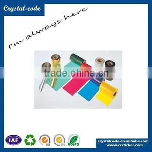 International Standard Thermal Transfer Wax Printing Ink Ribbons Black Color for Barcode Printer thumbnail-6