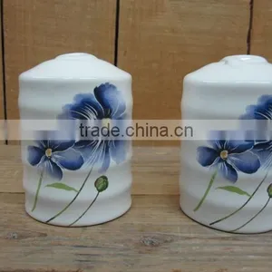 New Ceramic Salt and Pepper /herb Shaker Set thumbnail-1