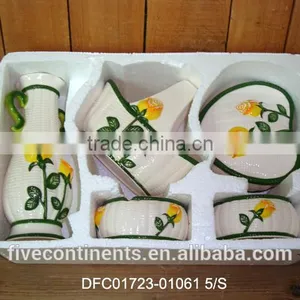 Hot Selling Ceramic Arabic 5pcs Gift Set thumbnail-1