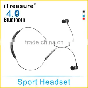 In-Ear Sports Neckband Waterproof Bluetooth Headphone, Sport Stereo Noise-Cancelling Bluetooth Earbud thumbnail-1