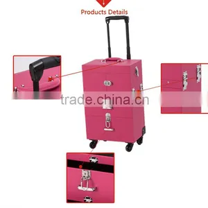 2015 Hot Recommend Pink Pvc Rolling Nail Polish Package Case thumbnail-5