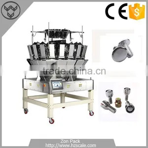 10g-2000g Small Hardware 20 Heads Multihead Weigher Screw Weighing Scale thumbnail-1