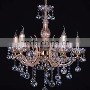 WD-1835-3/5/8 2016 Global Hot Sale Gold Iron Top Grade K9 Crystal Chandelier thumbnail-2