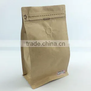 Ziplock Vavle Brown Coffee Bag for Wholesale thumbnail-2
