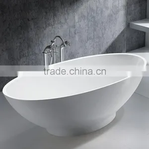Artificial Stone Freestanding Bath Tub,portable Freestand Bathtub,Solid Surface Bathtub, thumbnail-1