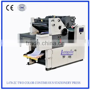 L470-2C Offset Machine Two Color Continuous Stationery Press thumbnail-1