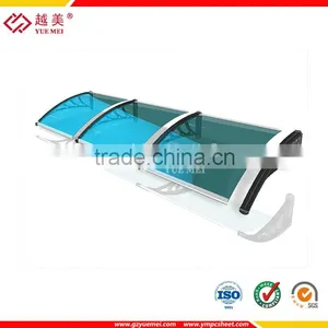 New Styles !roof Sheets Polycarbonate Awning pc Awning,black Brackets,outdoor Awnings thumbnail-1