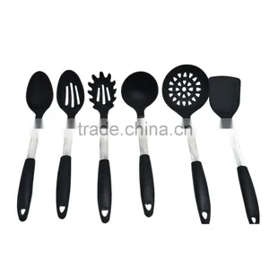 OEM Set of 6 Silicon Cooking Tool Kitchen Accessories Silicone Utensil Set thumbnail-1