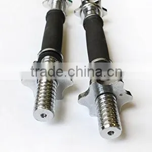Threaded Dumbell Bar With Rubber Handle thumbnail-2