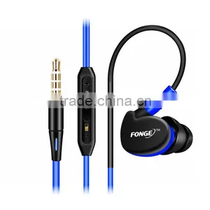 Running Earphone Ear Hook Sports 3.5mm Wire HIFI Headphone With Mic Volume Control thumbnail-5