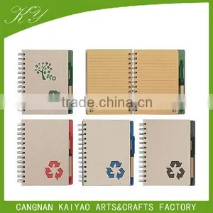 Custom Paperboard Spiral Notebook Recycle Eco thumbnail-1