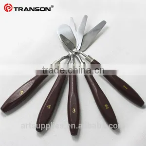 Wood Handle Metal Palette Knife thumbnail-1