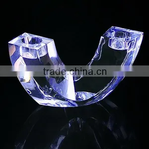 2016 New Crystal Round Diamond Wholesale Glassvotive Candle Holder thumbnail-4