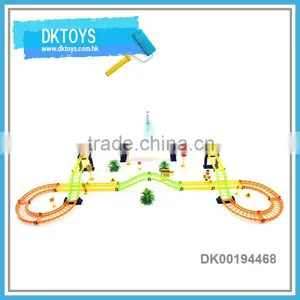 Grand Cycle Sign Bridge Automatic Car Creative Realistic Racing Vision Road Kids Toys thumbnail-1