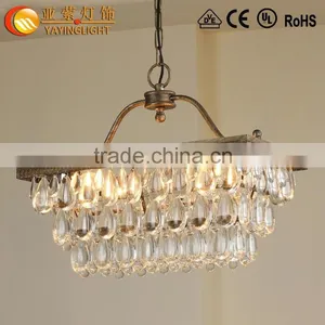Luxury Modern Rectangular Crystal Chandelier,Rectangular Led Chandelier thumbnail-1