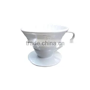 White Gorgeous Ceramic Coffee Dripper Wholesale thumbnail-1