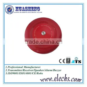 12V or 24v Red Color Round Fire Alarm Bell thumbnail-1