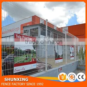 RAL 6005 Hot Dipped Galvanized Mesh Fence for Sale thumbnail-1