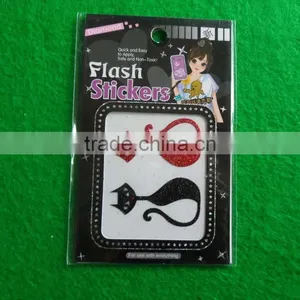 2015 Flash Cartoon Iphone Rhinestone Sticker thumbnail-1