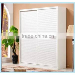 Eco-friendly Two Doors Wooden Wardrobe With High Quality thumbnail-1