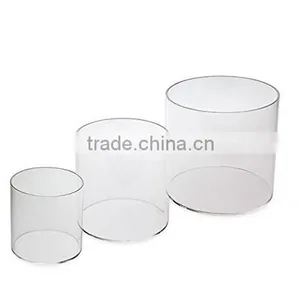 Source One LLC 3 Piece Set of 2,3,4 Inch Round Acrylic Risers thumbnail-1