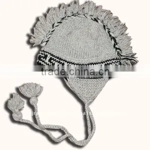 Knitted Hat With Ear Flap thumbnail-1
