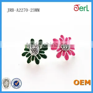 Shiny Colorful Alloy Rhinestone Crystal Buttons for Clothing Decoration thumbnail-5