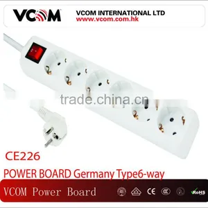Power Strip Germany Type 6 Way thumbnail-1