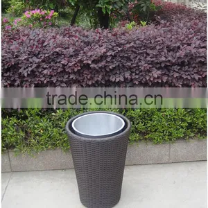 Handmade Rattan Garden Flower Pot thumbnail-6