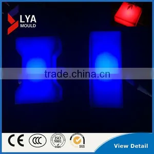 Wholesales Prices Solar Night Floor Tile Lamp Colors Wateproof LED Plastic Stone For Garden Park Pathway Sizes thumbnail-3