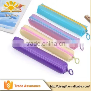Wholesale Mini Clear Plastic Candy Color Pvc Eva Pencil Case for Teenagers thumbnail-1