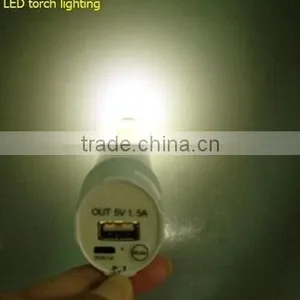 SOS Portable Led Tube Lighting Widely Used for Charging for the Mobile Phone Rechargeable Lamp Lantern thumbnail-2