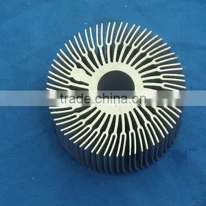 High Quality Extruded Steel Round Copper Heatsink thumbnail-1