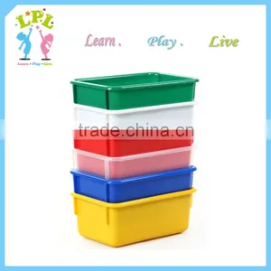 New pp Toy Storage Box Classroom Storage Stackable Box With Lid thumbnail-5