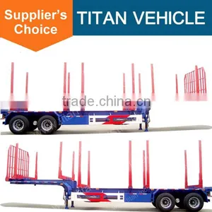 TITAN Gooseneck Forest Log Loader Timber Truck Trailer for Sale thumbnail-1