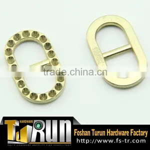 Fashion Metal Rhinestone Decorative Bag Buckles thumbnail-1