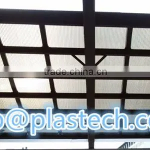Canopy Material Retractable Roof Transparent Plastic Polycarbonate Sheet for Balcony Roof Cover Sun Roof for House thumbnail-5