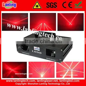 Double Tunnel Fat Beam Laser Mini Family Party Lights thumbnail-1