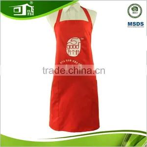 Poly Cotton Logo Custom Red Promotion Advertising Commercial Apron thumbnail-1