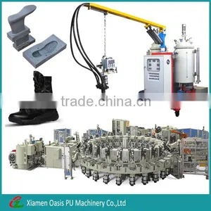 Auto Two Color PU Plastic Injection Army/Rain Boot Molding Machine thumbnail-1