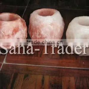Salt Light / Salt Candle Holder / Himalayan Salt / Rock Salt / Natural Salt Tea Light / Crystal Salt Tea Light thumbnail-1